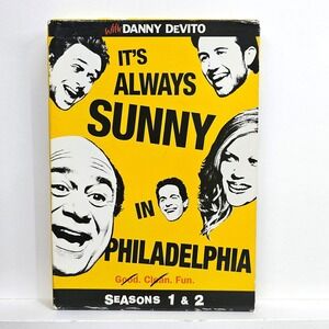 It's‎ Always Sunny In Philadelphia Seasons 1 & 2 DVD Danny DeVito Comedy Box Set